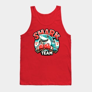 Shark with boxing gloves Tank Top